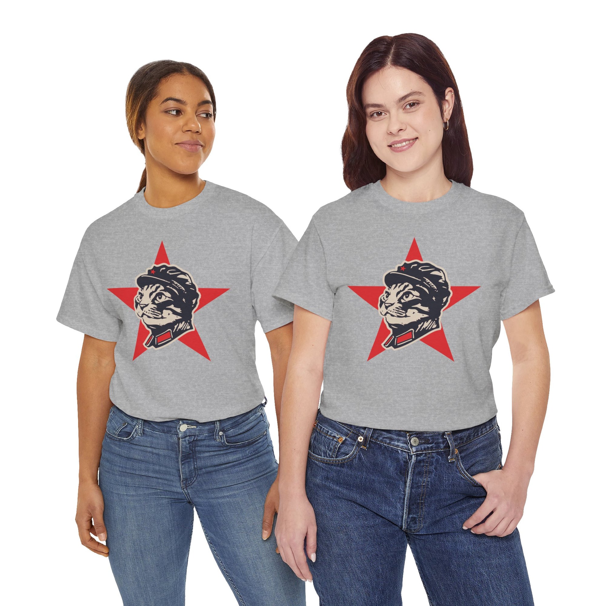 Communist Cat T-Shirt | Cat Star Design