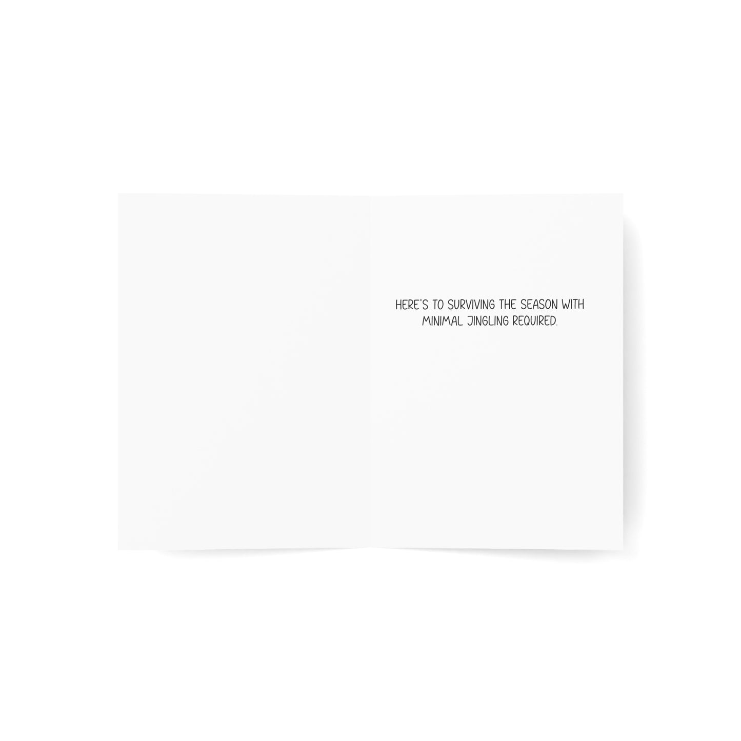 Jingle Meh Santa Cat Greeting Cards (1, 10, 30, and 50pcs)