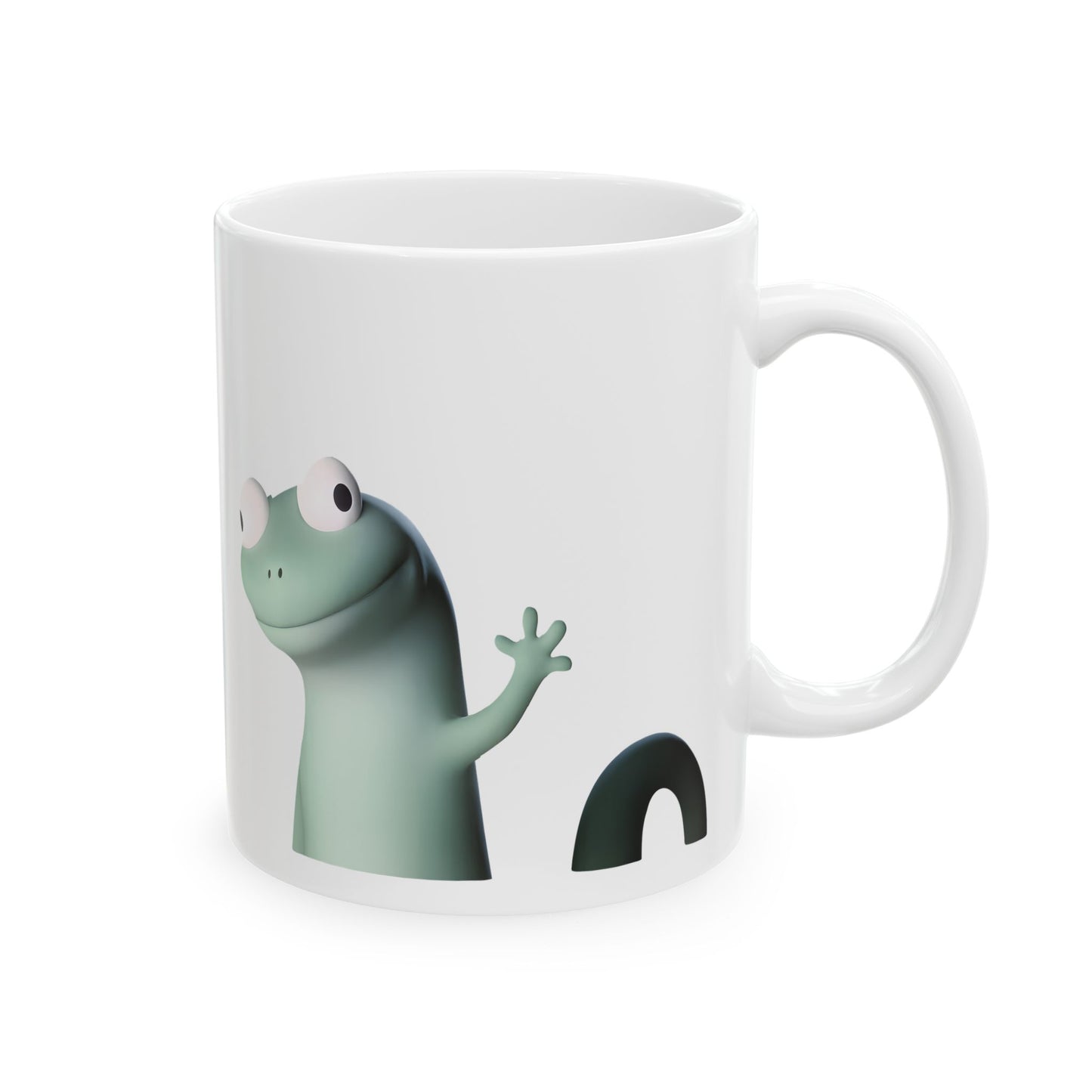 Elio Lizard Ceramic Mug, (11oz, 15oz)