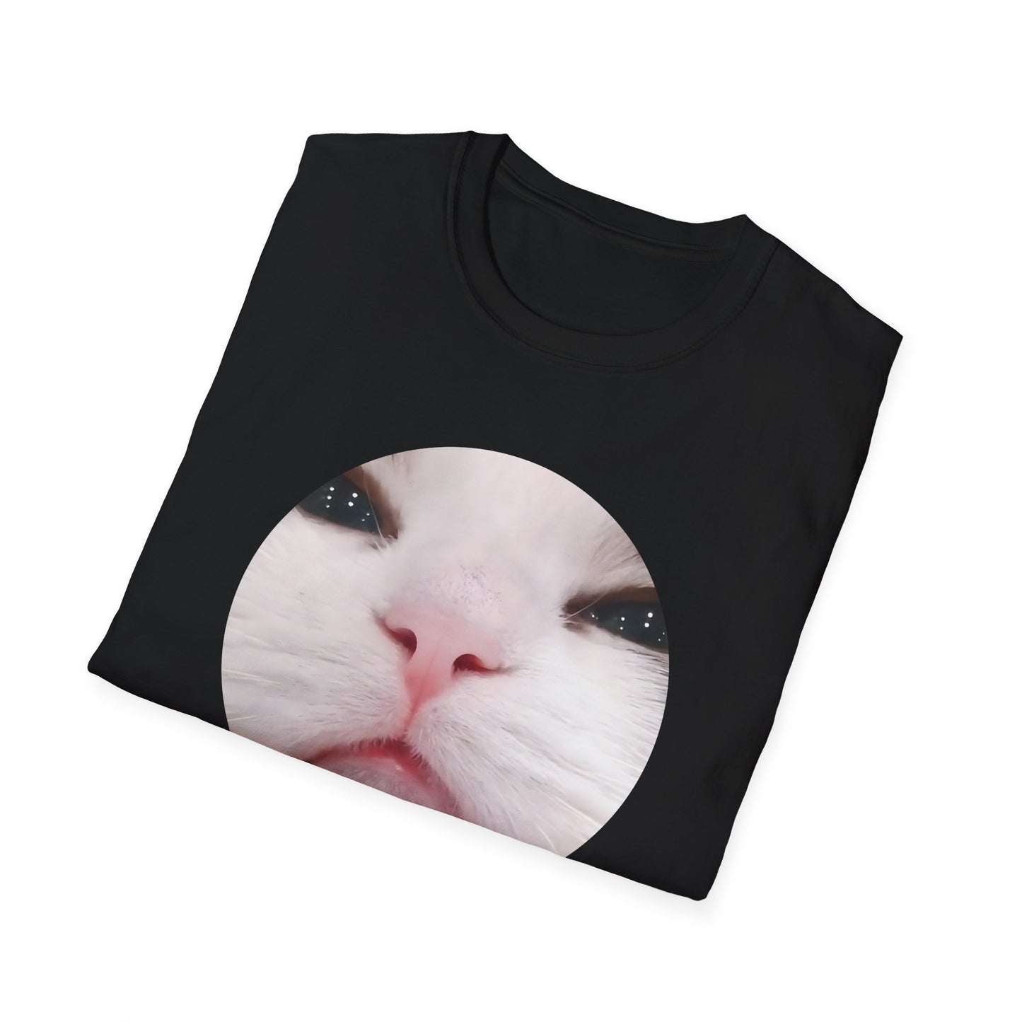 Pathetic Cat Round Meme Shirt