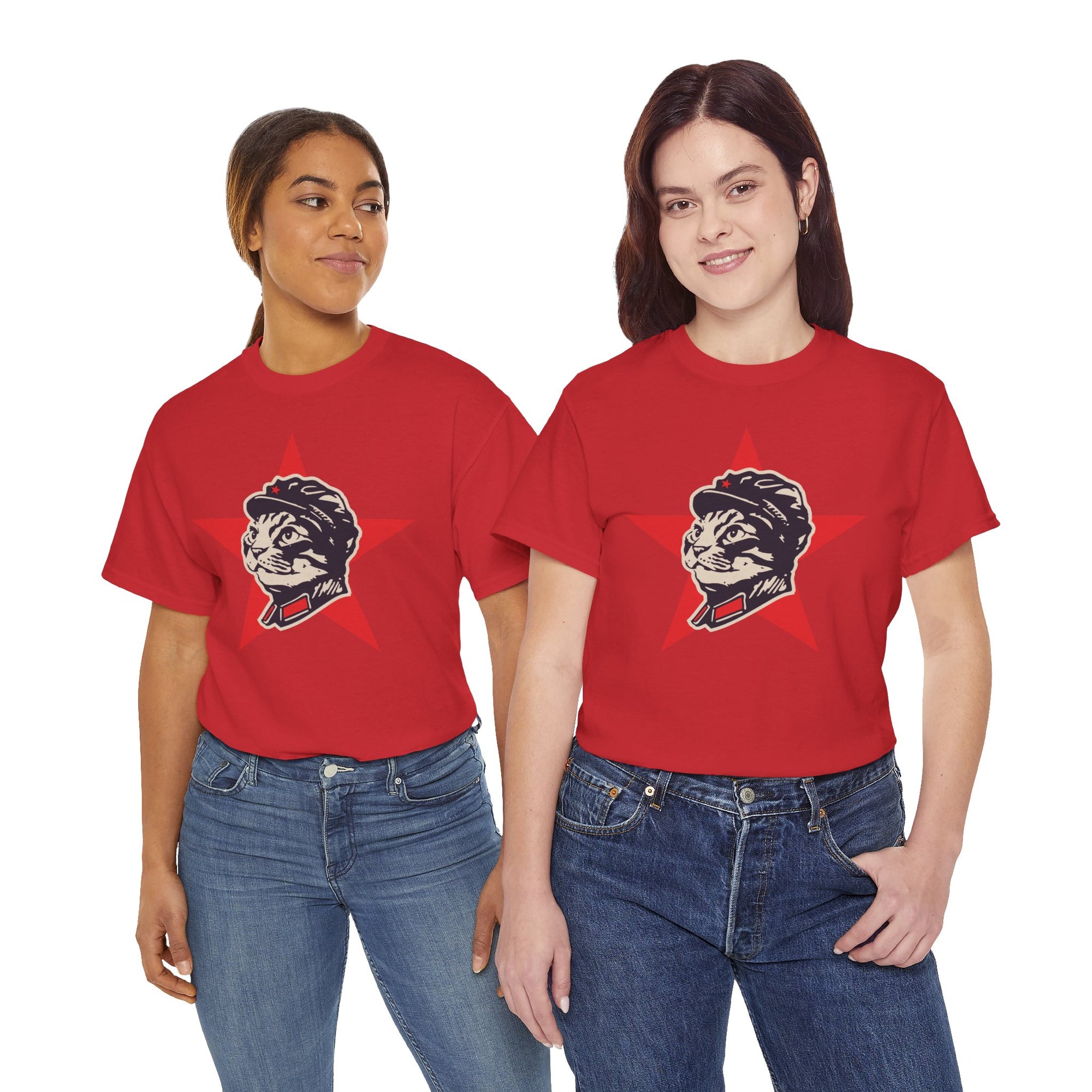 Communist Cat T-Shirt | Cat Star Design