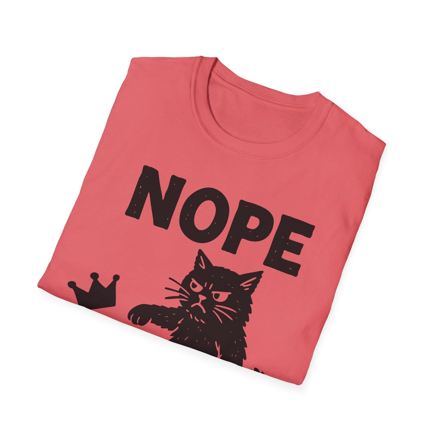 No Kings Cat Shirt Anti Royalty Protest Tee with  Cat Kicking Crown