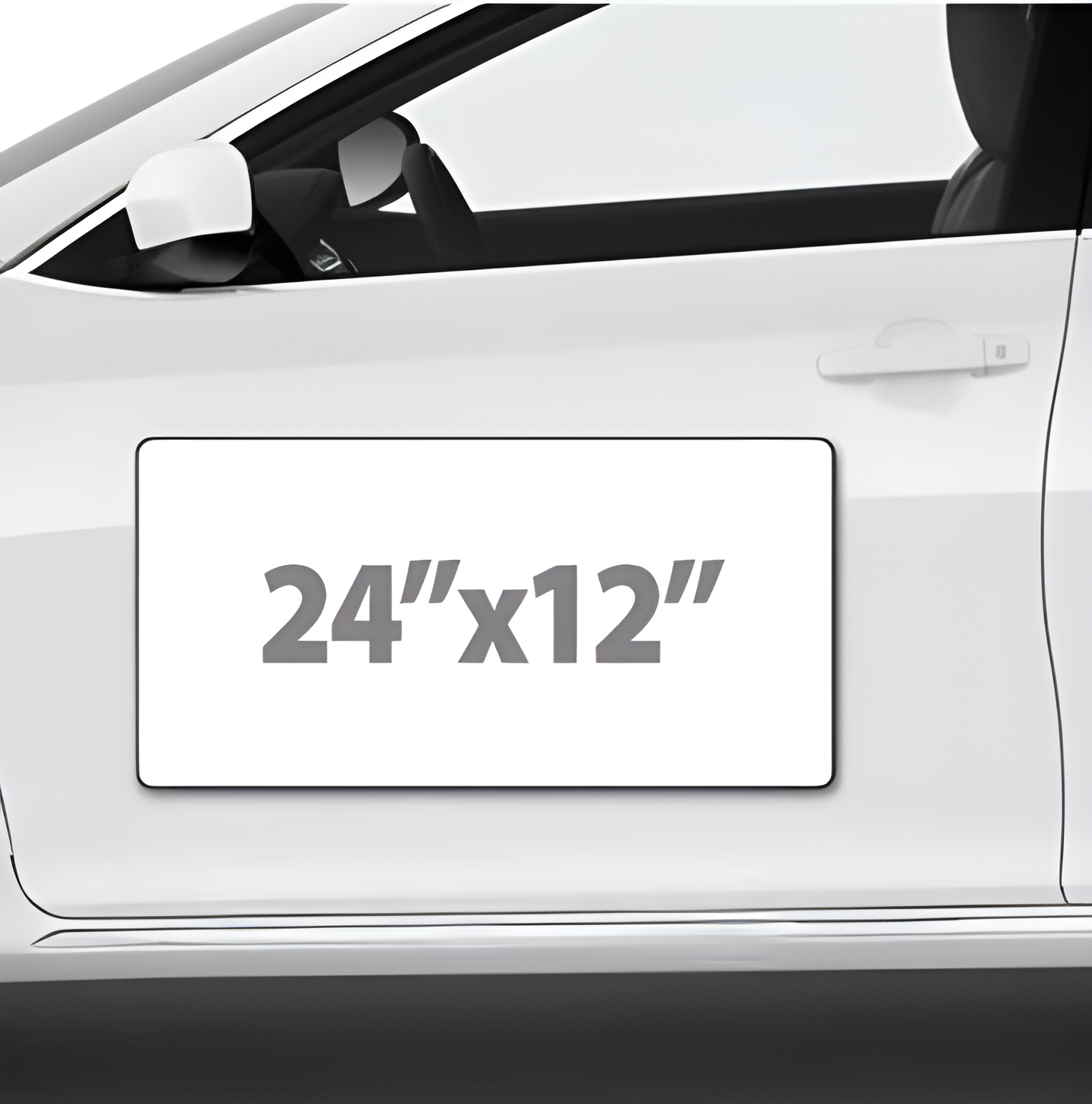 Custom Rectangular Car Magnets