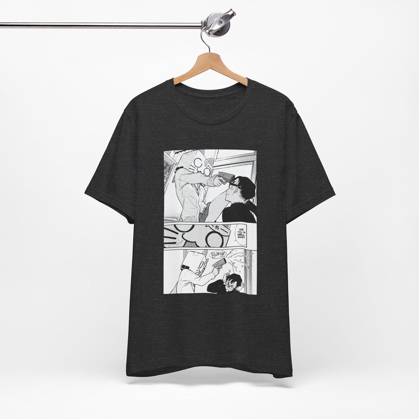See You in hell Baby Box Cat Anime Shirt