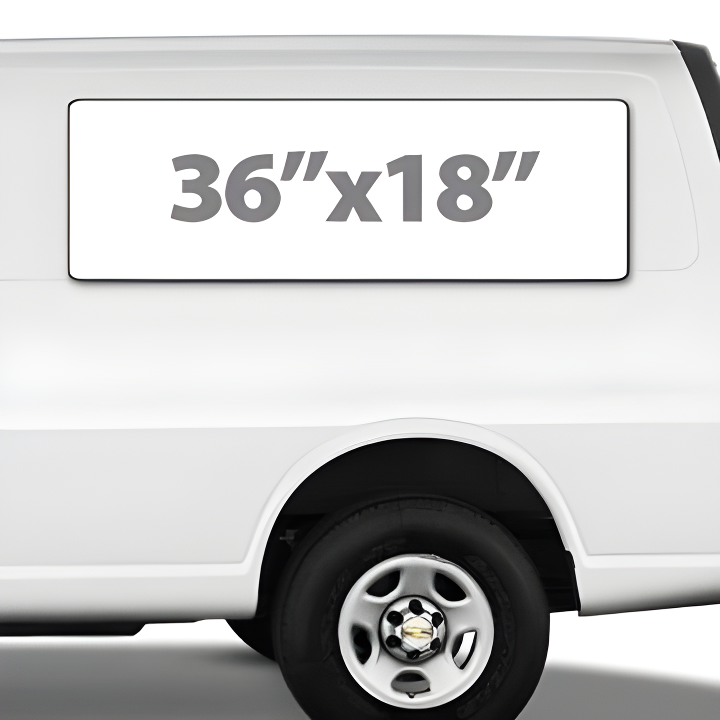Custom Rectangular Car Magnets