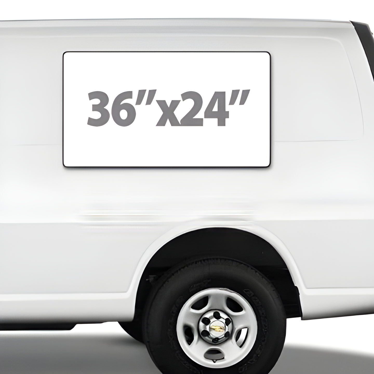 Custom Rectangular Car Magnets