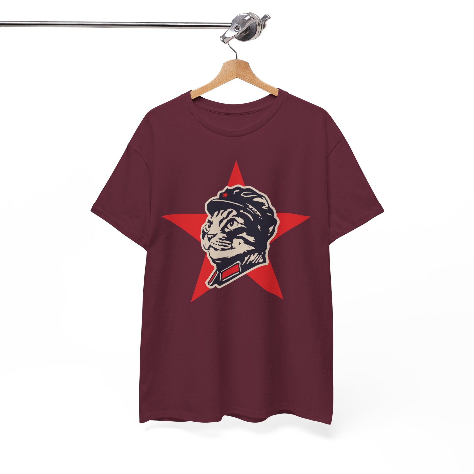 Communist Cat T-Shirt | Cat Star Design