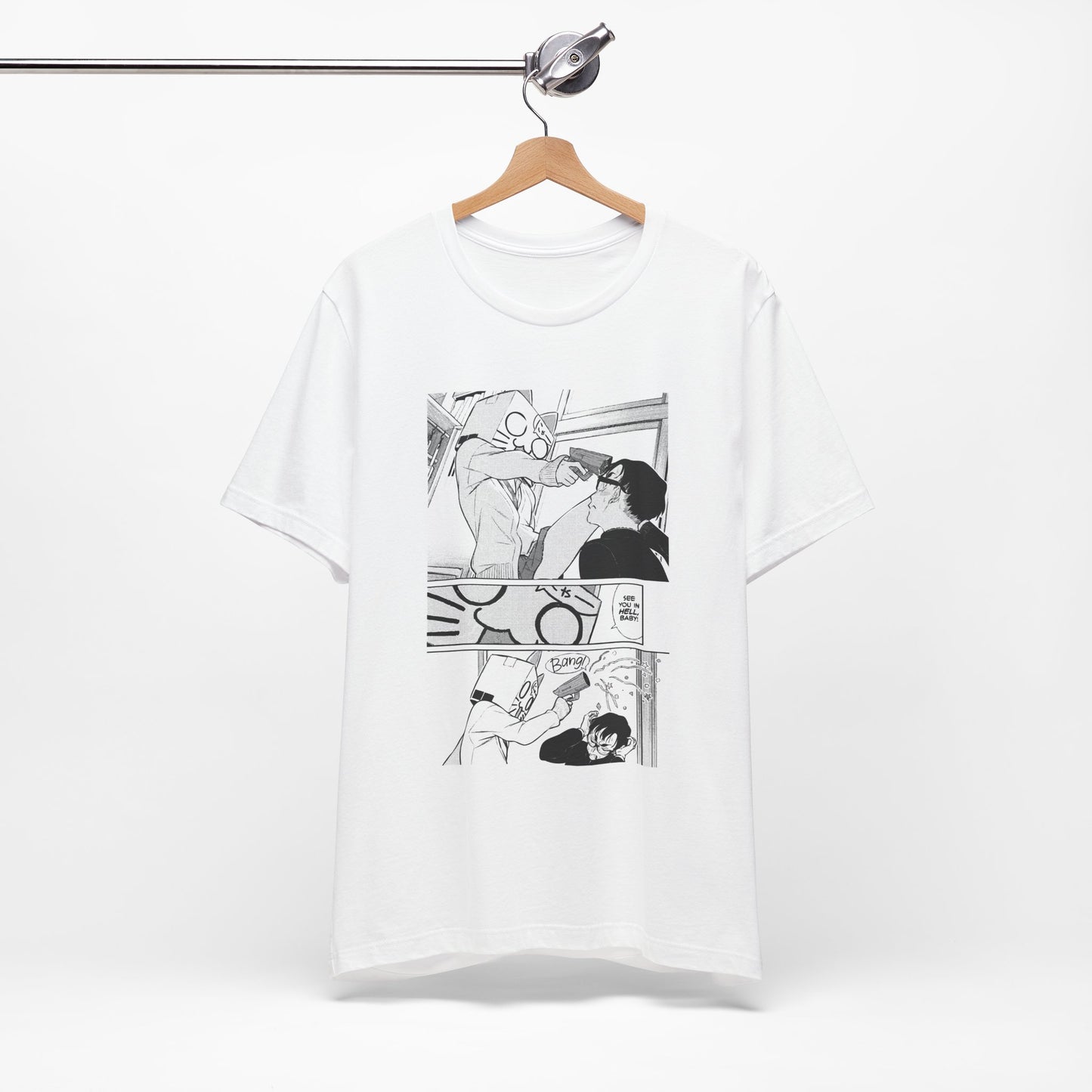 See You in hell Baby Box Cat Anime Shirt