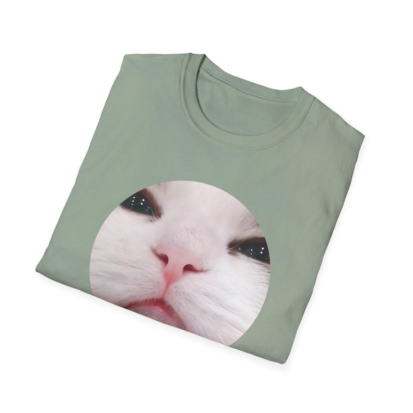 Pathetic Cat Round Meme Shirt