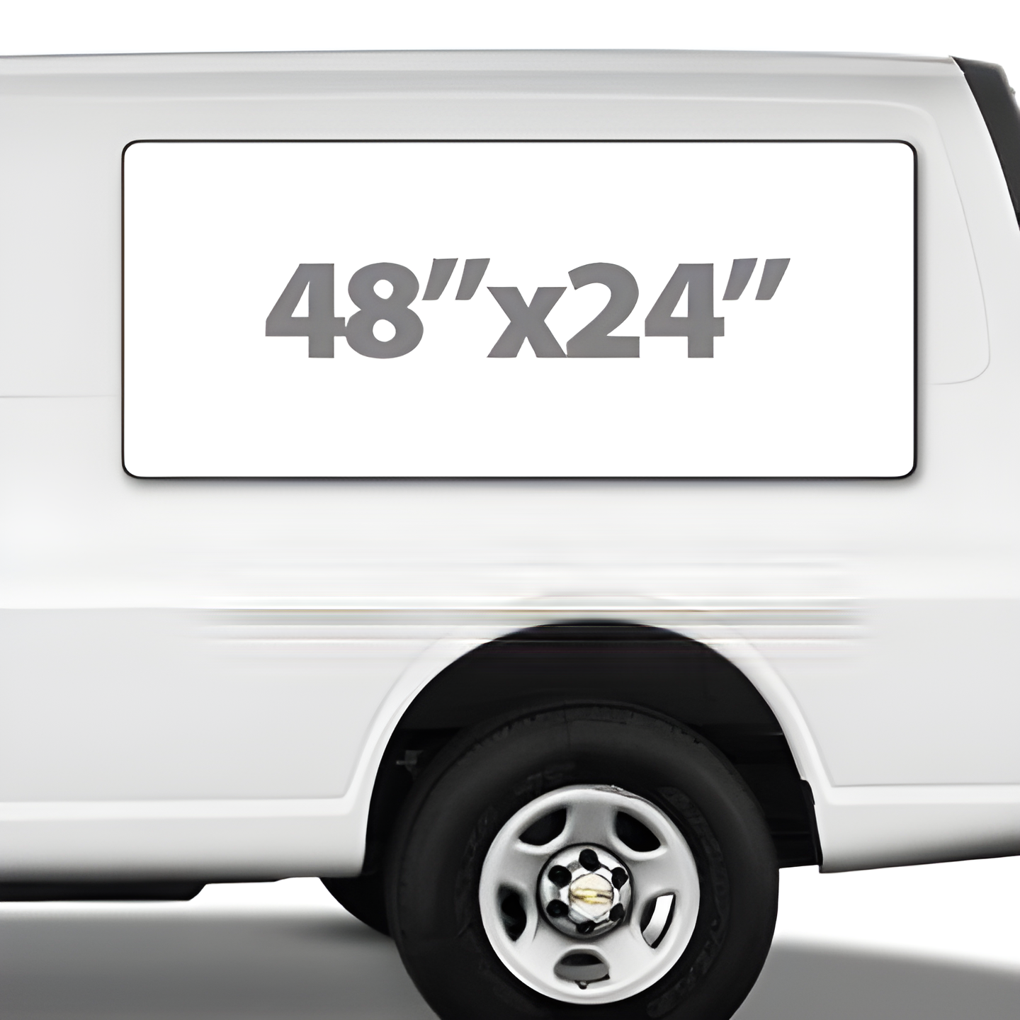 Custom Rectangular Car Magnets