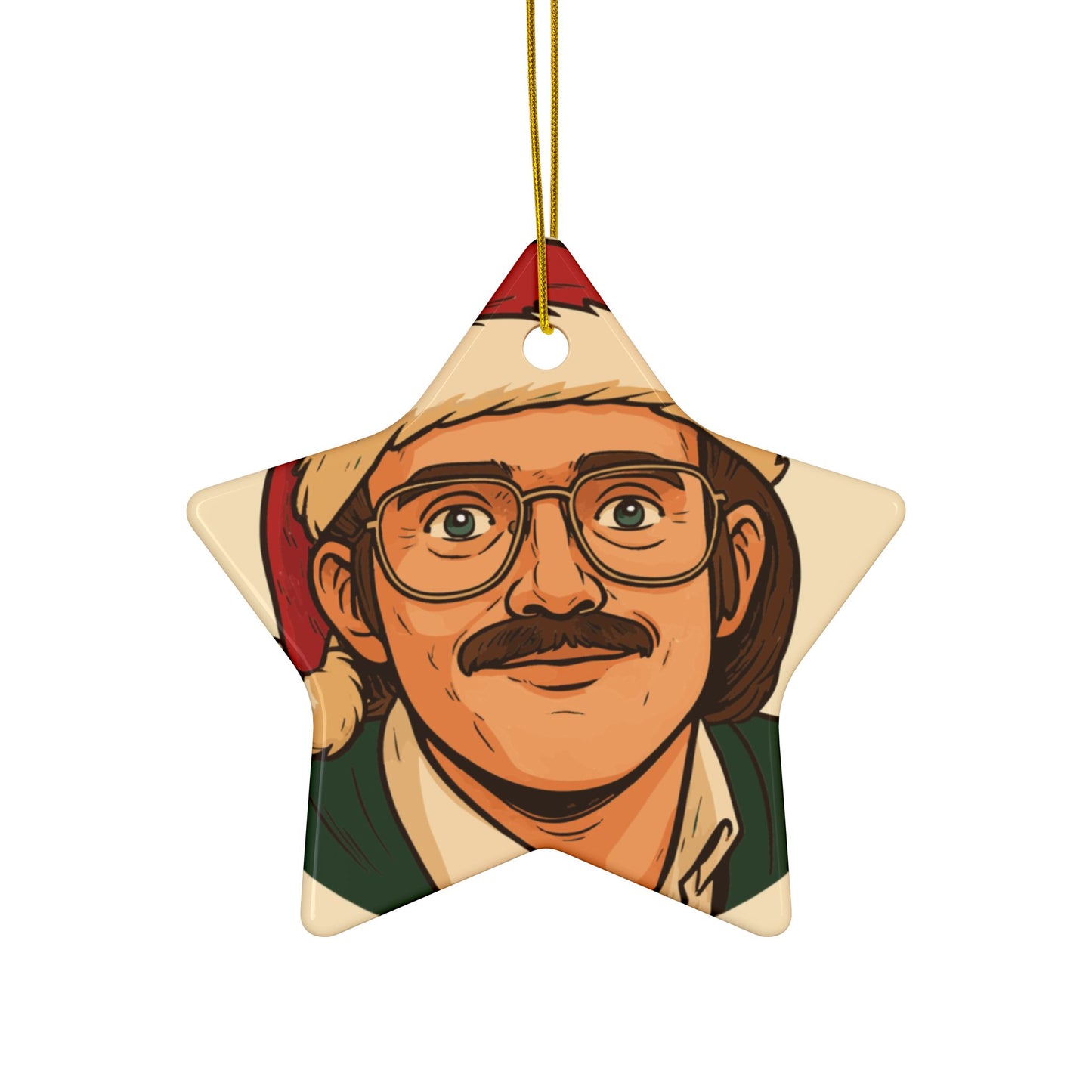 Chit Ceramic Ornaments, 2-Side Print, (1pc, 3pcs, 5pcs, 10pcs)