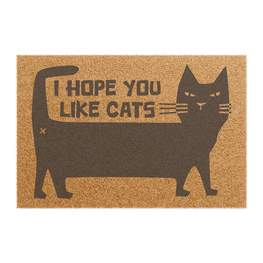 I Hope You Like Cats Doormat