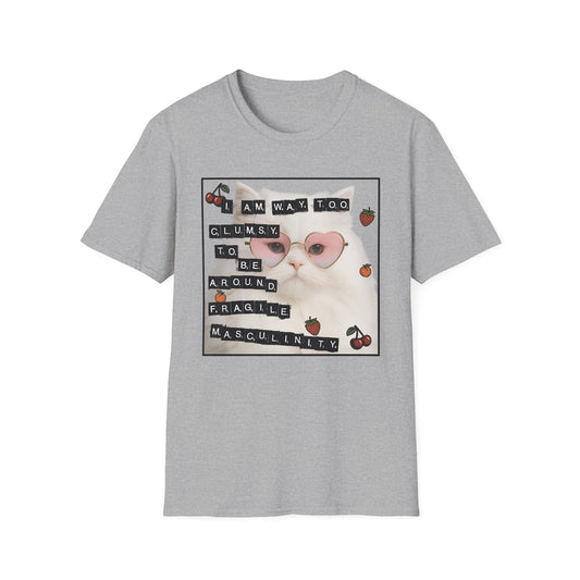 Cat Fragile Masculinity T-Shirt