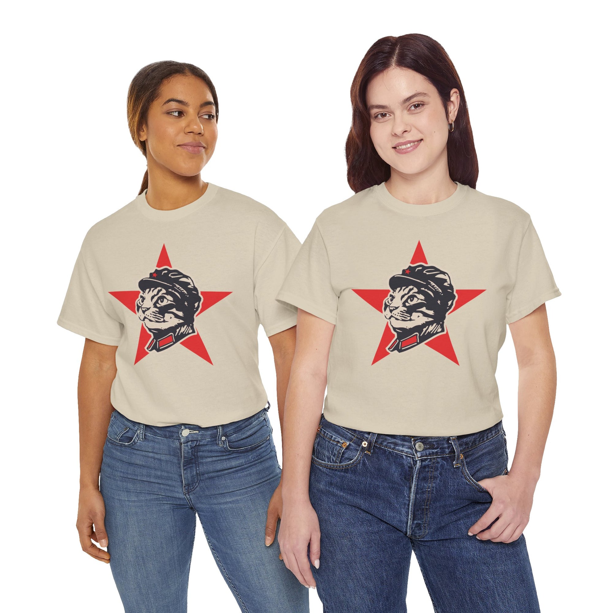 Communist Cat T-Shirt | Cat Star Design