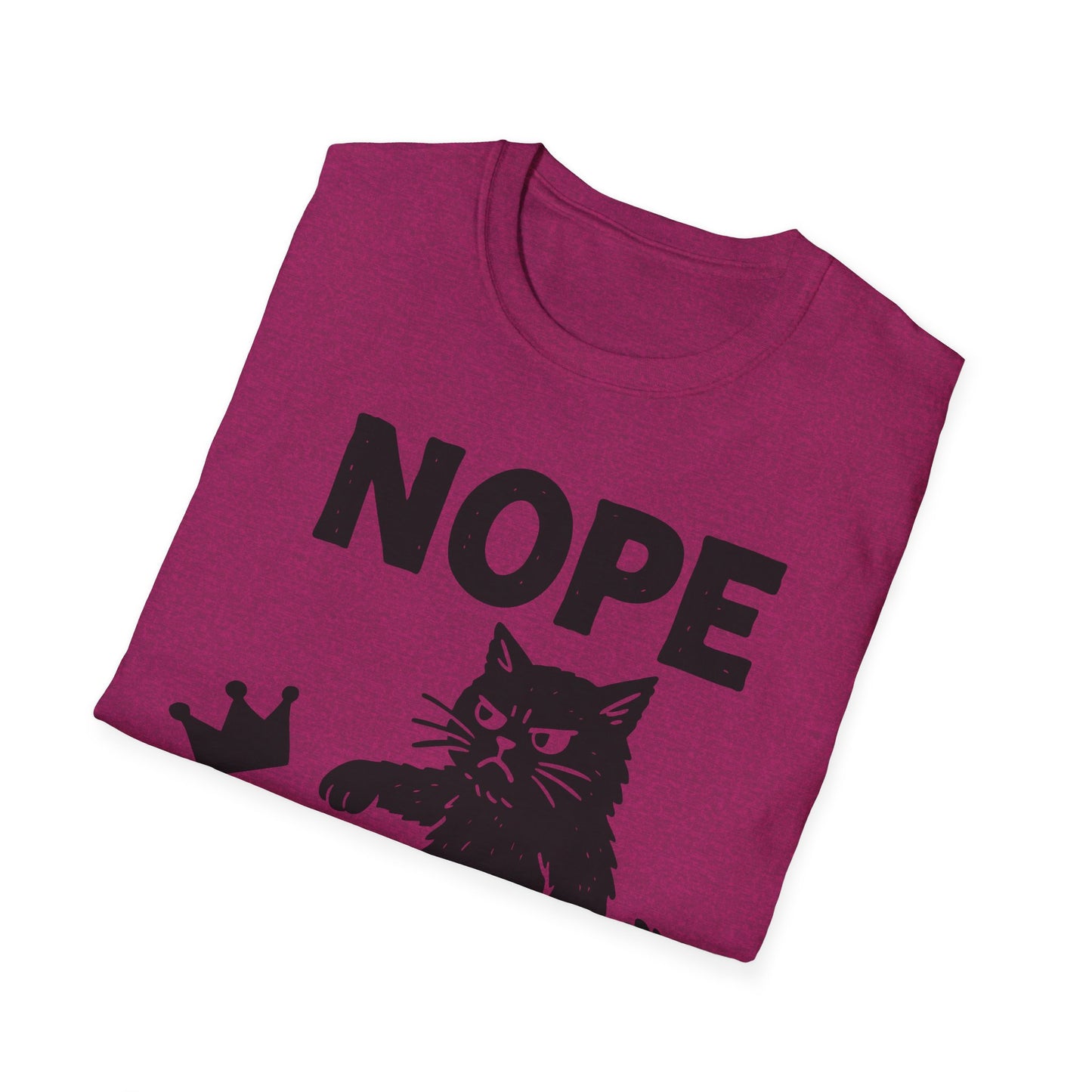 No Kings Cat Shirt Anti Royalty Protest Tee with  Cat Kicking Crown