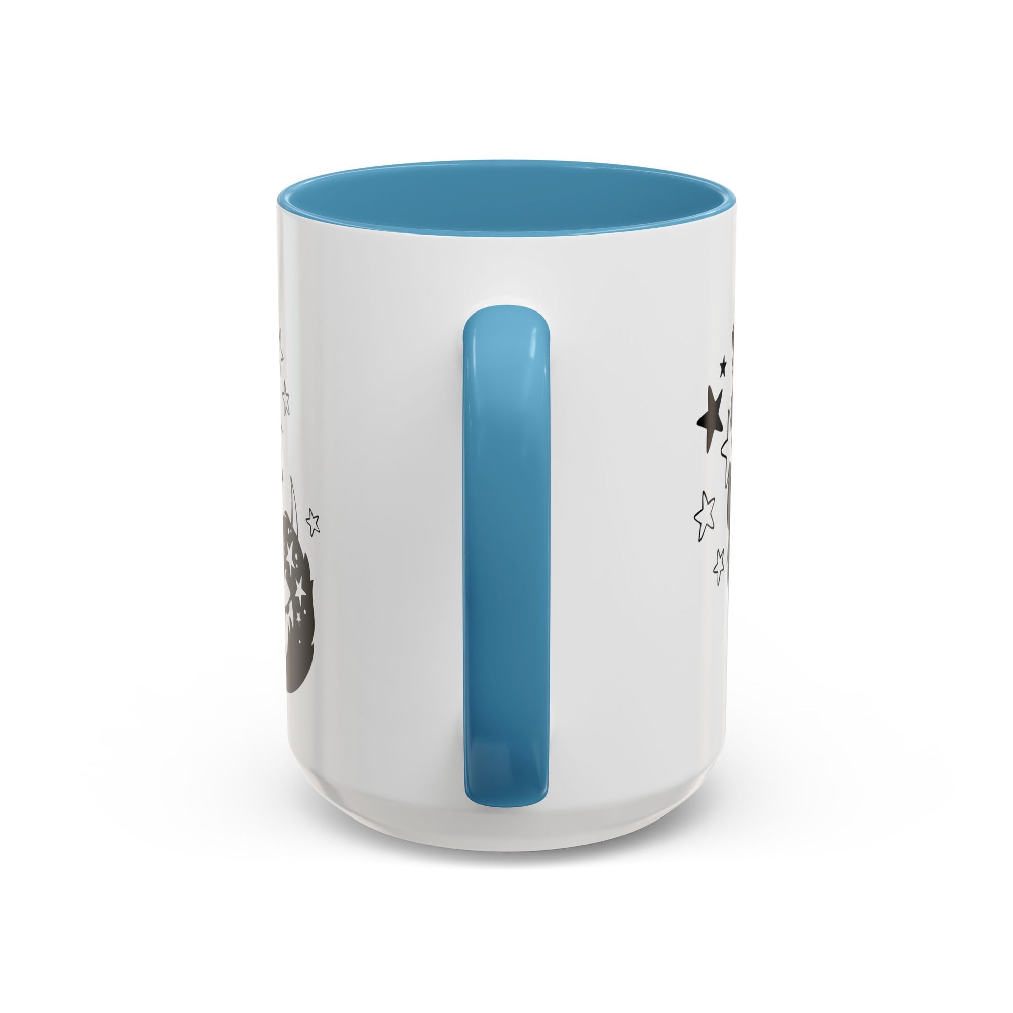 Moon Kitty Amongst the Stars Accent Coffee Mug (11, 15oz)