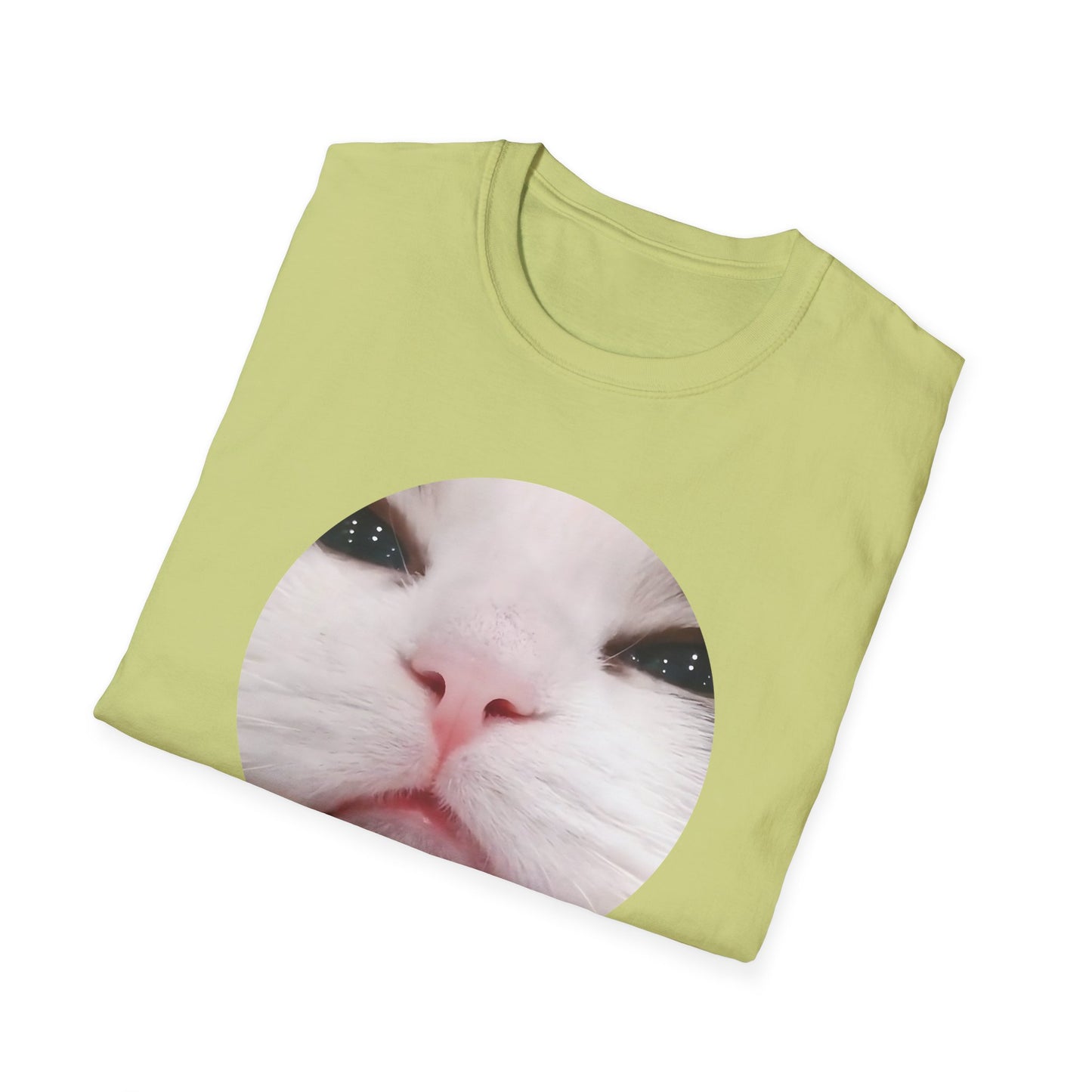 Pathetic Cat Round Meme Shirt