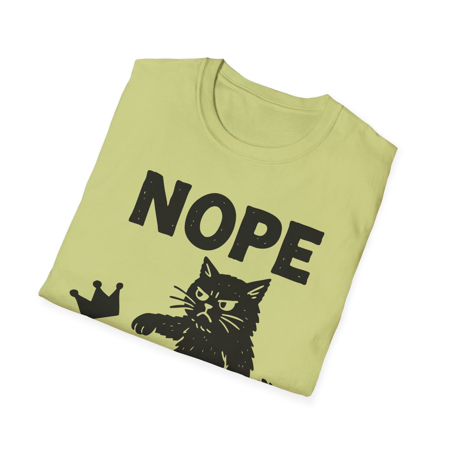 No Kings Cat Shirt Anti Royalty Protest Tee with  Cat Kicking Crown