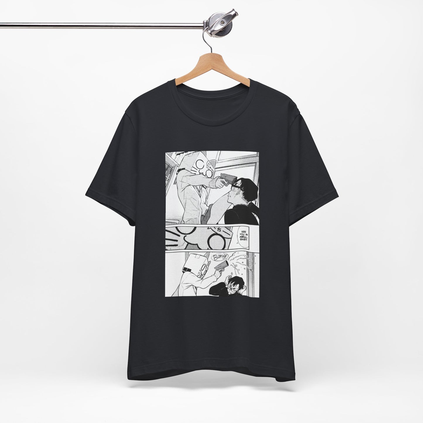 See You in hell Baby Box Cat Anime Shirt