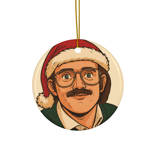 Chit Ceramic Ornaments, 2-Side Print, (1pc, 3pcs, 5pcs, 10pcs)