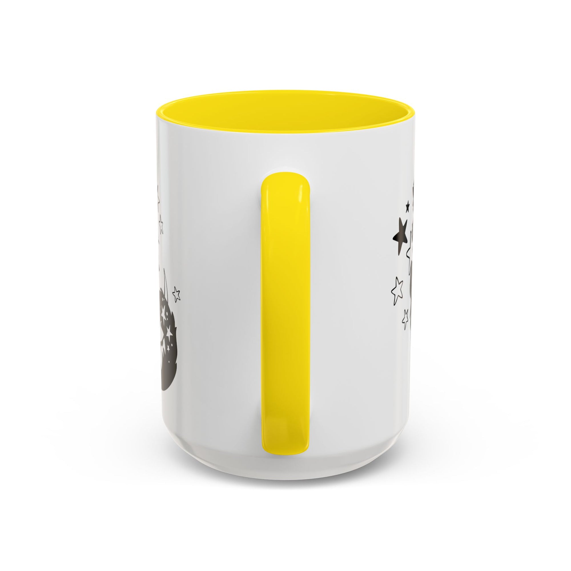 Moon Kitty Amongst the Stars Accent Coffee Mug (11, 15oz)