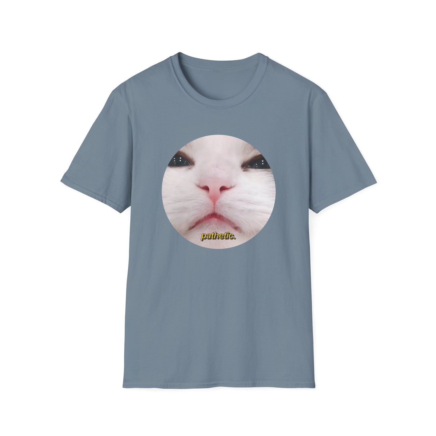 Pathetic Cat Round Meme Shirt