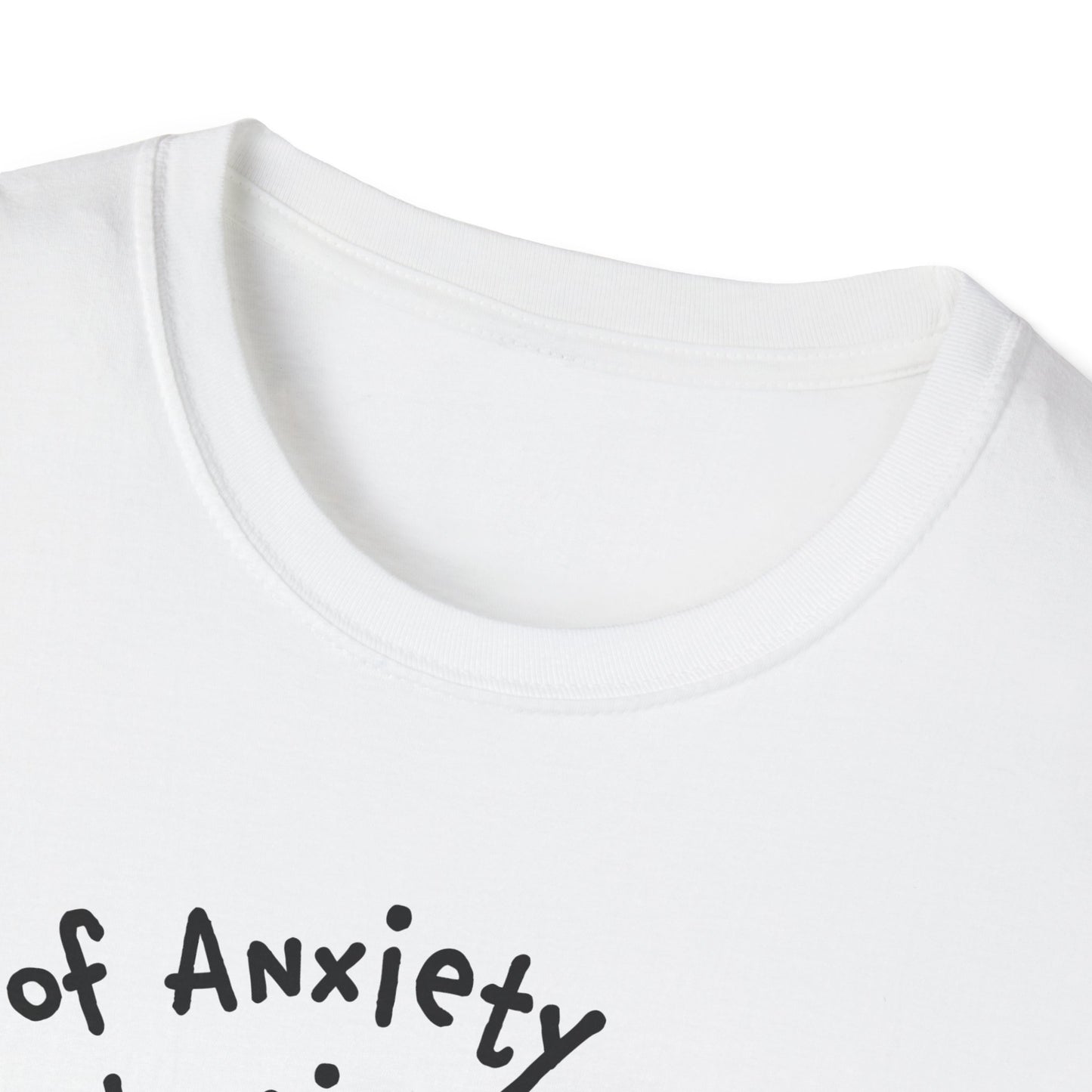 Full of Anxiety and Microplastics Tee, Relatable Mental Health Humor Design