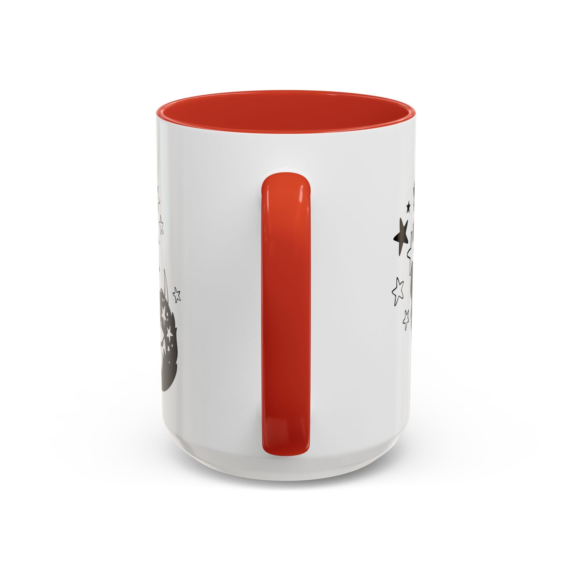 Moon Kitty Amongst the Stars Accent Coffee Mug (11, 15oz)