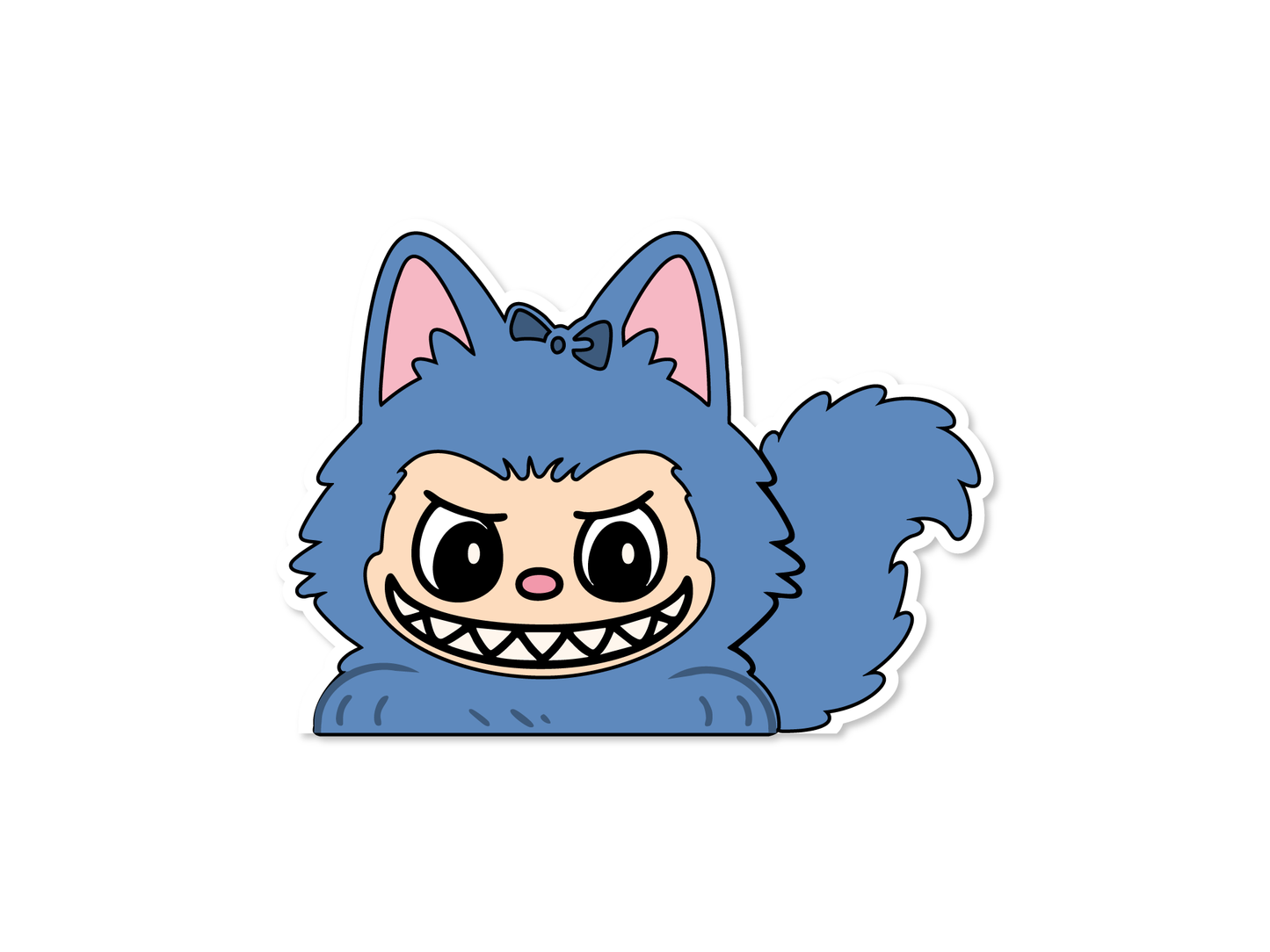 NekoBu Cat Creature 6" Sticker