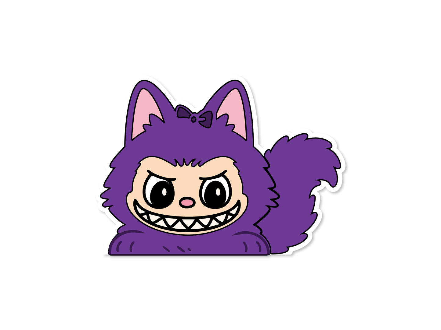 NekoBu Cat Creature 6" Sticker
