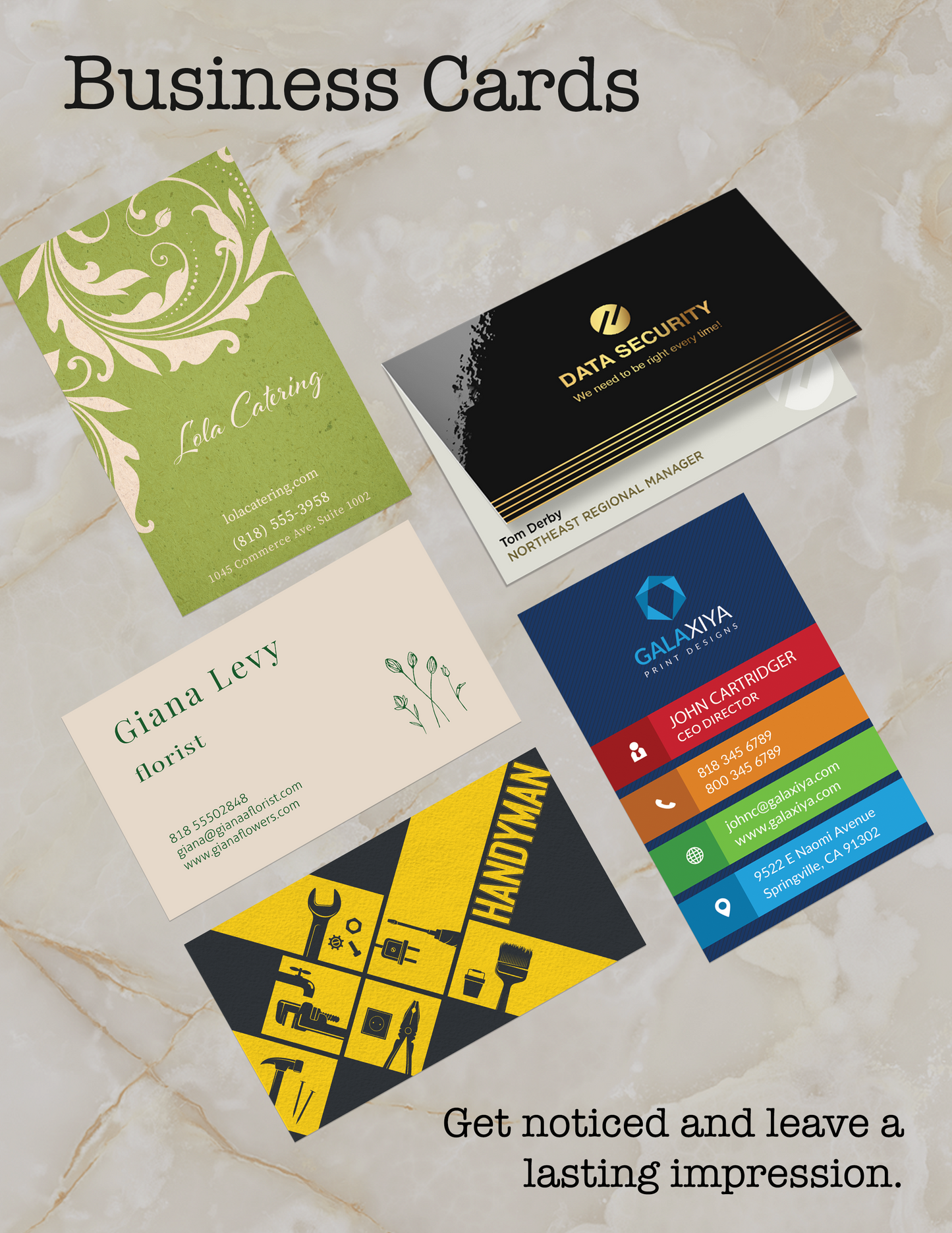 Standard Business Cards – Affordable, Professional, and On-Brand