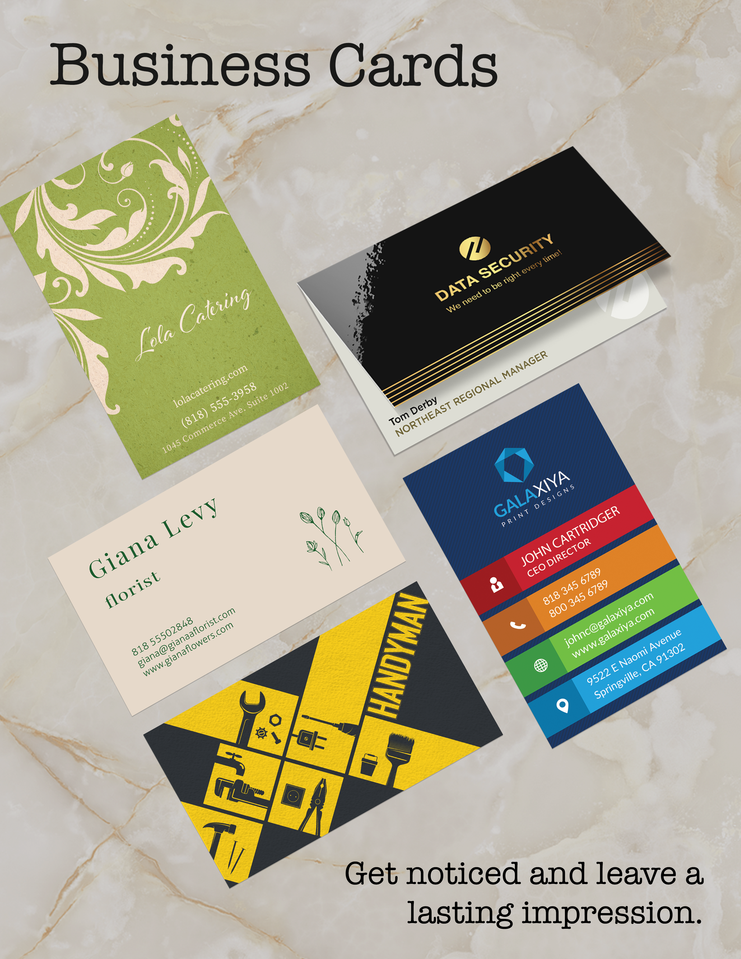 Standard Business Cards – Affordable, Professional, and On-Brand