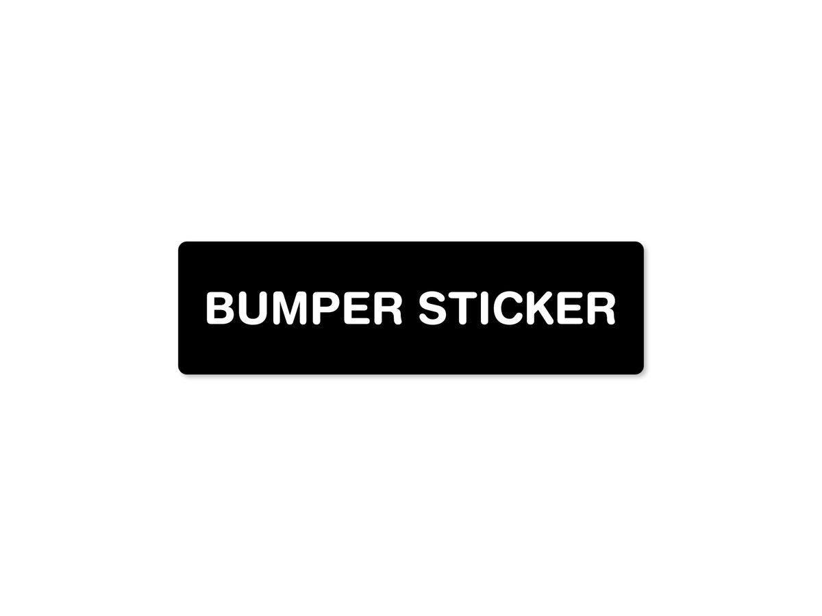 Bumper Sticker