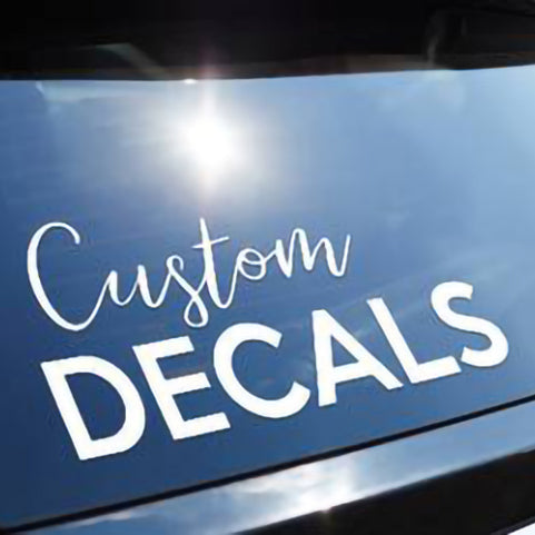 Custom Transfer Vinyl Lettering Decals