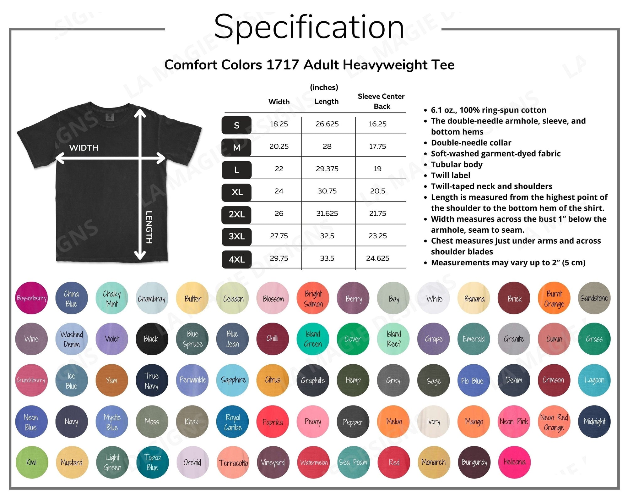 Comfort Colors Adult Heavyweight Shirts for Groups & Events