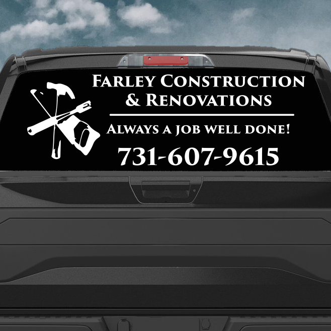 Custom Business Vehicle Decal