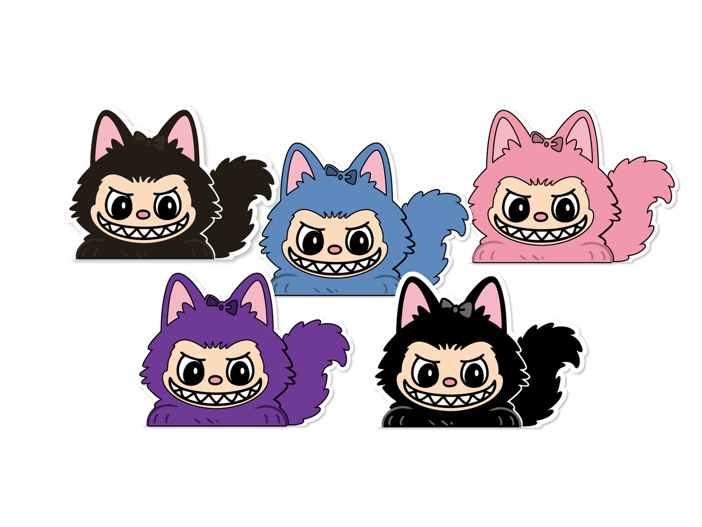 NekoBu Cat Creature 6" Sticker