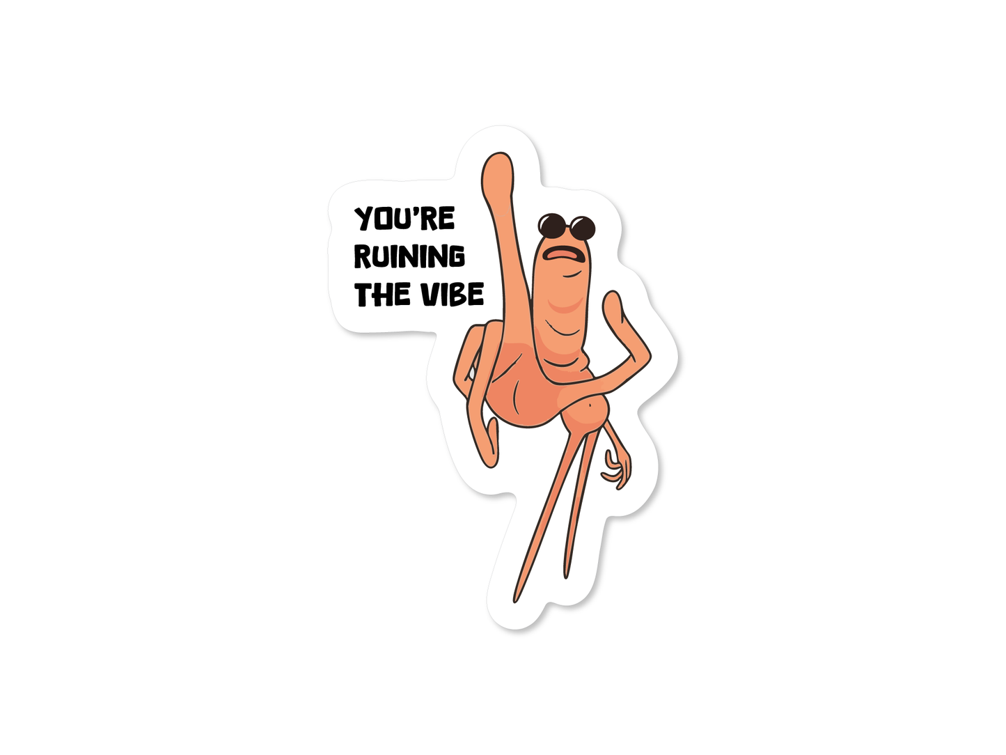 Marcus the Worm Meme Sticker Set